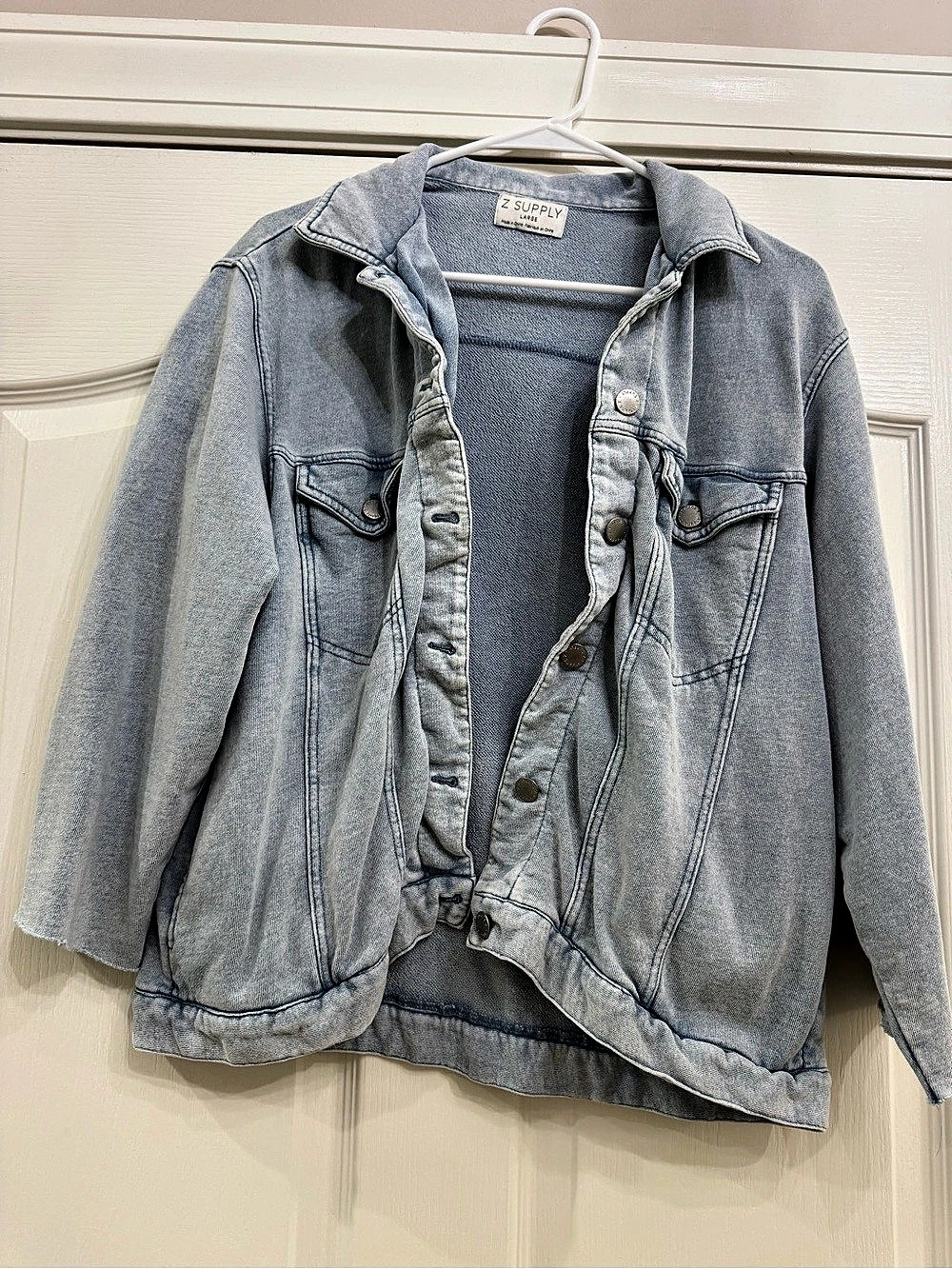 Z Supply All Day Knit Denim Jacket Women's Denim Jacket